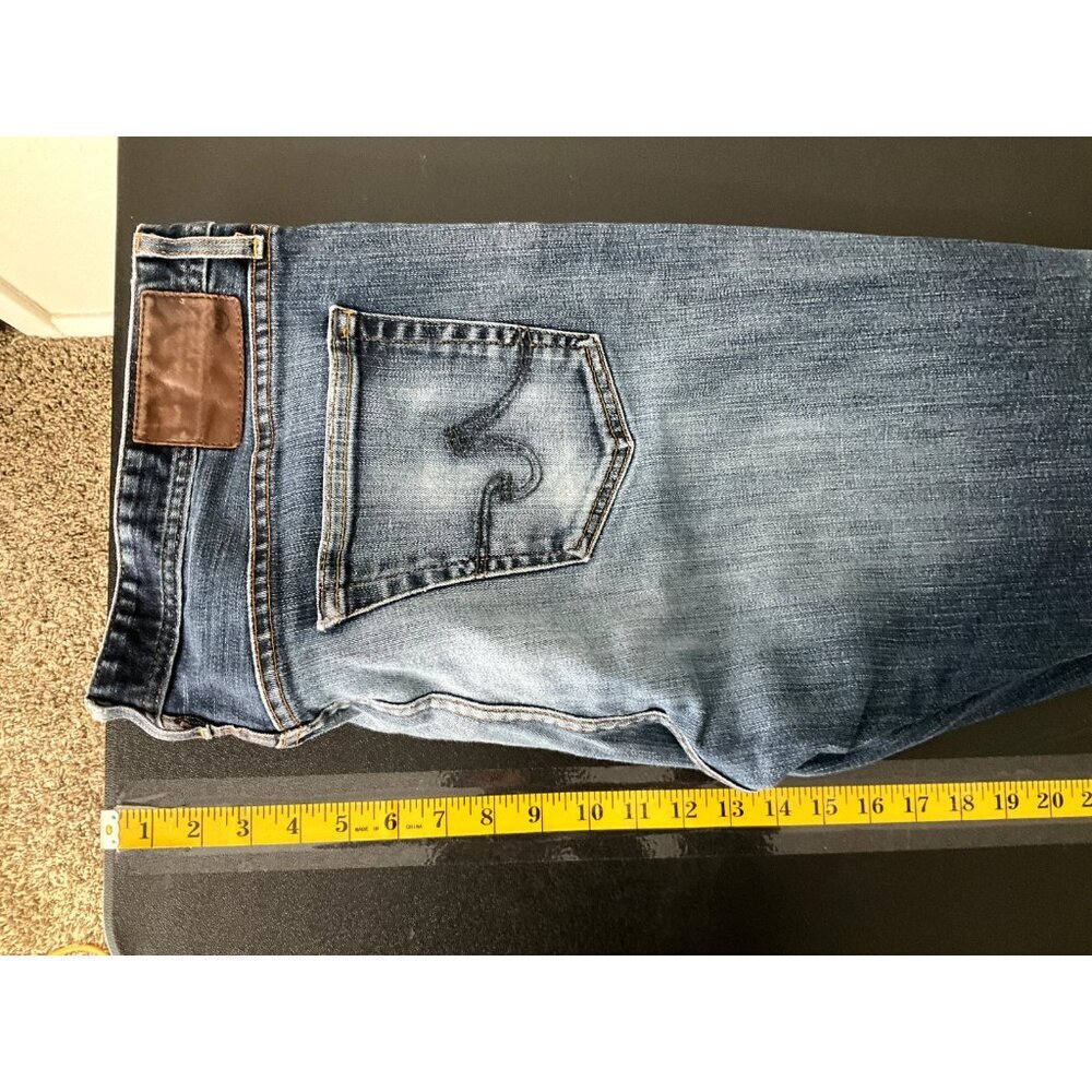 AG Adriano Goldschmied Jeans Mens 38x29 Blue Graduate Tailored Stretch Denim - Picture 11 of 13